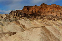 Red Cathedral, Badlands, Death Valley National Park, California, USA, November 2012