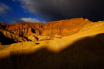 Red Cathedral, badlands, Death Valley National Park, California, USA, November 2012