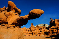 Sandstone formations in Goblin Valley State Park, Utah, USA November 2012