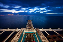 View from bangka boat at dawn, Danajon Bank, Central Visayas, Philippines, April 2013