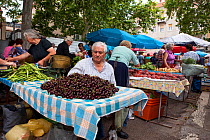 Fruit and vegetable market of Split, Croatia, Adriatic Sea, Mediterranean