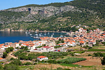 Village of Komiza, Vis Island, Croatia, Adriatic Sea, Mediterranean