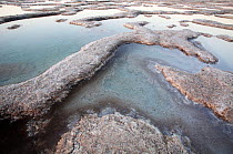 Salt pans, Guerrero Negro, Vizcaino Biosphere Reserve, Baja California Peninsula, Mexico, April 2011