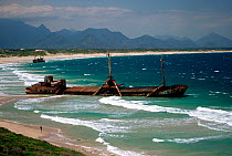 Shipwrecks on the Island of Mauritius.