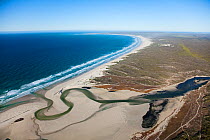 Aerial photograph, de Mond Nature Reserve, South Africa, Western Cape Province, Indian Ocean, August 2010