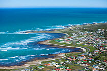 Aerial photograph of Western Cape Province, Cape Agulhas, South Africa, August 2010