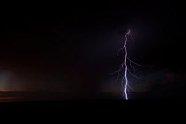 Lightning over Northern Cape, Kgalagadi, South Africa, December 2012