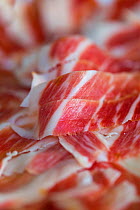 Iberico ham / Jamon Iberico slices, Spain