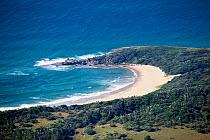 Aerial Photograph of Kosi Bay, KwaZulu-Natal Province, South Africa; Indian Ocean. June 2010