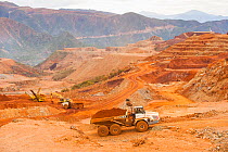 Industrial truck at the Poro mines, Houailou, North Province, New Caledonia, August 2012.
