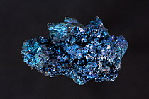 Chalcocite (copper(I) sulfide (Cu2S)) a copper ore, from Flambeau Mine, Ladysmith, Wisconsin, USA.