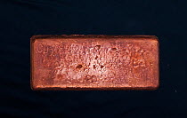 Copper (Cu) ingot weighing 20 lbs.