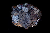 Galena, PbS, a lead ore, from Madan, Bulgaria.