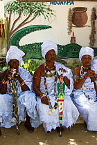 Voodoo / Vodun priestess of Mami Wata, Benin, February 2011.