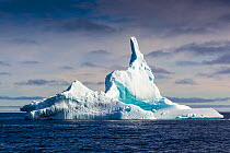 Iceberg, Spitzbergen, Norway, June, 2012.