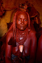 Himba grandmother in hut, Kaokoland, Namibia, September 2013.