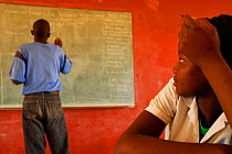 Rural school in the region of Kaokoland, Namibia, February 2005.