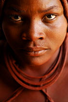 Portrait of Himba woman. Kaokoland, Opuwo, Namibia, February 2005.