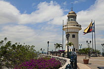 El Faro - City Lighthouse at the top of Santa Ana Hill, Guayaquil, Ecuador, August 2010.