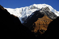 Gangapurna Mountain (7454m) Annapurna Sanctuary, central Nepal, November 2011.