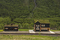 Drivstua train station, Dovrefjell, Sor-Trondelag, Norway, June.