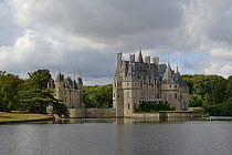 Castle at La Bretesche, Missillac, Loire Atlantique, France, September 2013.