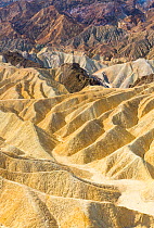 Zabriskie Point, Death Valley National Park, California, USA, March 2013.