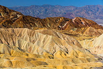 Landscape at Zabriskie Point, Death Valley National Park, California, USA, March 2013.
