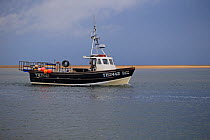 Trawler boat, Norfolk, UK, August.