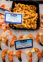 Fresh seafood at a market during the 2013 Key West Race Week, Florida. All non-editorial uses must be cleared individually.