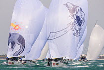 Boats racing during 2013 Key West Race Week, Florida. All non-editorial uses must be cleared individually.