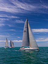 Boats racing in Key West Race Week 2013, Florida. All non-editorial uses must be cleared individually.