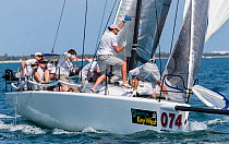 Sailboat racing in Key West Race Week 2013, Florida. All non-editorial uses must be cleared individually.