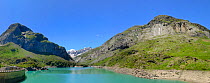 Lac des Gloriettes dam, Pyrenees National Park, France, June 2013.