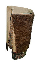 Traditional Maori cloak made of Kiwi (Apteryx sp) feathers.