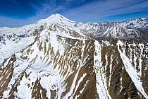 Elbrus summit, a dormant volcano, Kabardino-Balkaria, Northern Caucasus Mountains, Russia, October 2013.