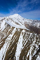 Elbrus summit, a dormant volcano, Kabardino-Balkaria, Northern Caucasus Mountains, Russia, October 2013.