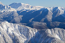 Western Caucasus Mountains, mountains near Sochi, Russia, March 2013.