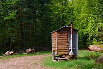 Small mobile log cabin, Vosges, France, June 2013