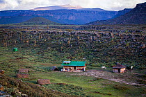 EWCP (Ethiopian wolf conservation programme) camp in the Web Valley, Bale Mountains National Park, Ethiopia, November 2011.
