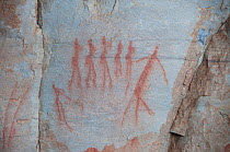 Rock paintings, Stadsaal Caves, Cederberg Conservancy, South Africa, August 2011.