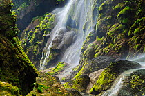 Aguacero Waterfalls / Cascadas de Aguacero in Canyon Rio la Venta in Selva el Ocote of Chiapas, Mexico. March 2014.