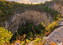 Sima de las Cotorras Sinkhole, near Tuxtla, Chiapas, Mexico. March 2014.