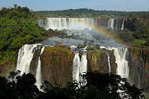 Iguassu Falls at Iguacu National Park, Foz do Iguacu, Parana State, Southern Brazil.