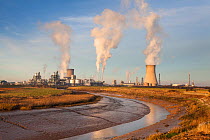 Saltend Chemical Plant, Kingston upon Hull, East Yorkshire, England, UK. January 2014.