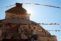 Gorsam Chorten (Buddhist Stupa), near Zemitang, Arunachal Pradesh, India. January 20104.