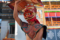 Zamcham (monastic dance). The performers in this dance wear wrathful masks and the dance is performed to safeguard the venue, which has been neutralized by the preceding Phagcham (pig dance). Torgya f...