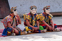 Gonyingcham, a dance performed in reference to the heavenly angels mentioned in Tantrayana Buddhism. These angels represent the beautiful girls from different villages of the Mon region. Torgya festiv...