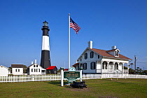 Tybee Island Light Station and museum on Tybee Island, Georgia, USA.