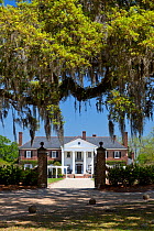 Plantation House in Boone Hall Plantation near Charleston, South Carolina, USA.